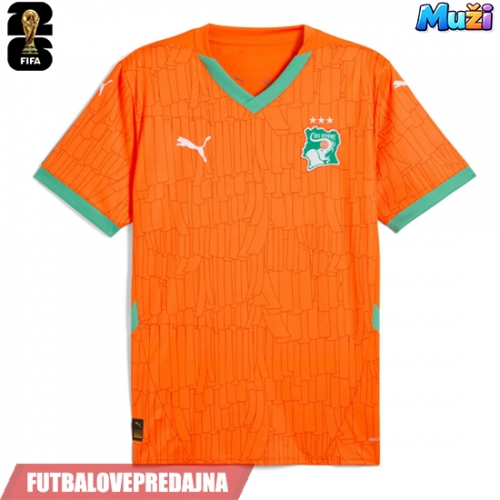 Lacne Muži Futbalové dres Pobrežie Slonoviny MS 2026 Krátky Rukáv - Domáci